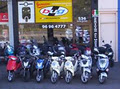 SCOOTER SERVICING PTY LTD NEW BUG SALES ALSO logo