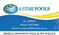 6 Star Pools logo