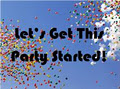 Party Supplies | Lets get this Party Started logo