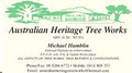 Australian Heritage Tree Works logo