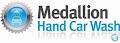 Medallion Hand Car wash logo