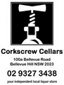 Corkscrew Cellars Bellevue Hill logo