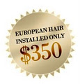Hair extensions shop logo