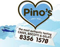 Love Pino's Cakes, Biscotti & Gelati Adelaide logo