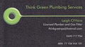 Think Green Plumbing Services logo