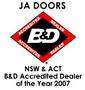 J.A. Doors logo