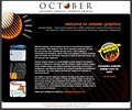 October Website & Graphic Design image 1
