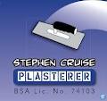 Stephen Cruise Plasterer logo