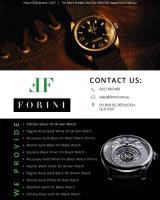 Ashoka Silver On Brown Watch | Forini Online Store image 1