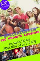 $20 Singing & Instrument lessons  image 1