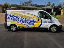 Professional carpet cleaning & pest control logo