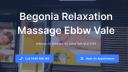 Begonia Relaxation Massage Ebbw Vale logo