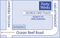 Forty Winks Joondalup logo