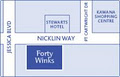 Forty Winks Kawana Waters logo