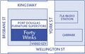 Forty Winks Launceston logo