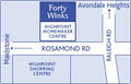 Forty Winks Maribyrnong (Highpoint) logo