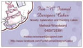 Fun "N" Formal Designer Cakes logo