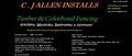 C.J ALLEN KITCHEN INSTALLS logo