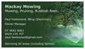 Mackay Mowing & Maintenance logo