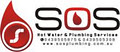 s.o.s hot water and plumbing services logo